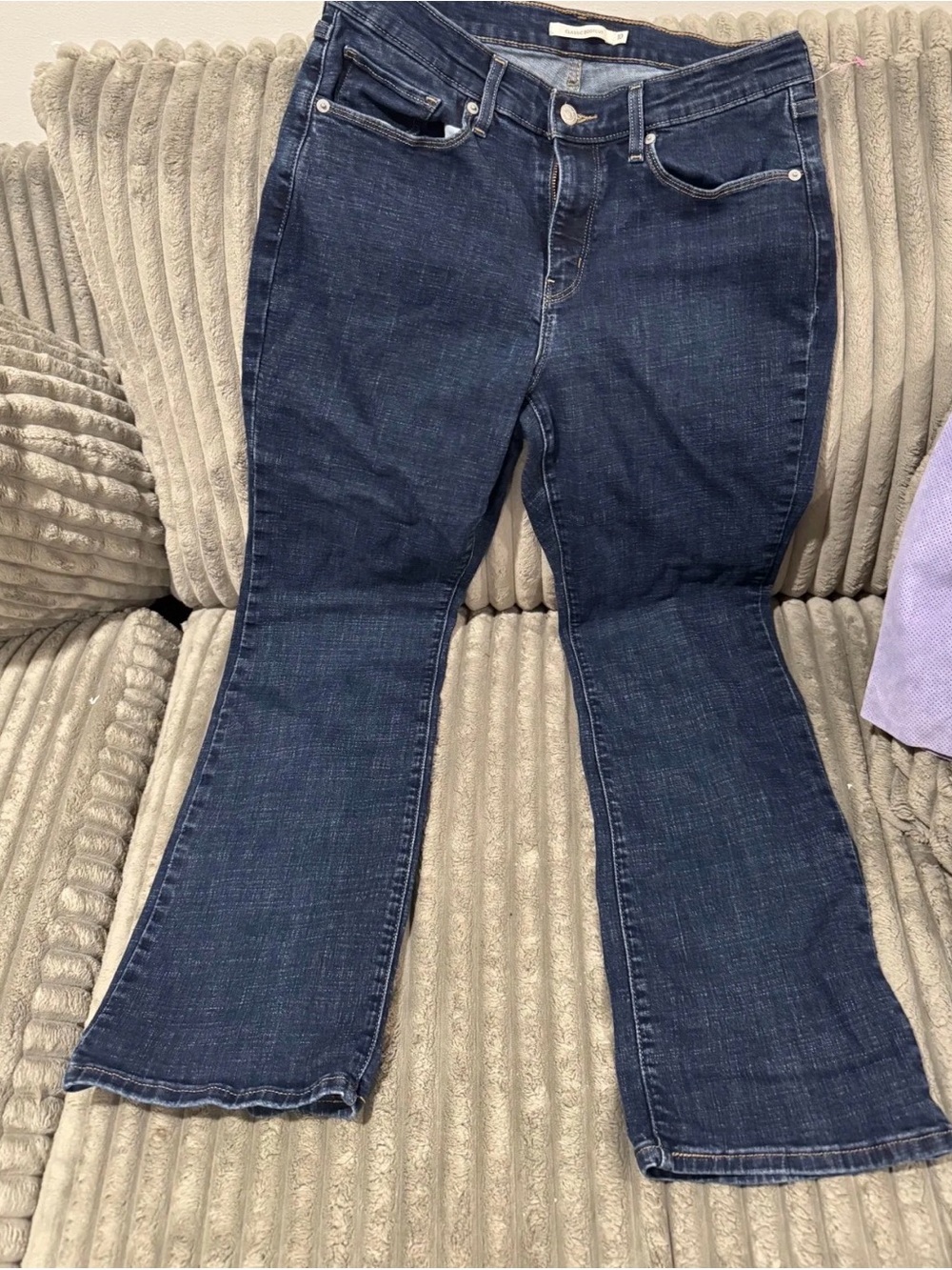 Levi's Dark Blue Flared Jeans